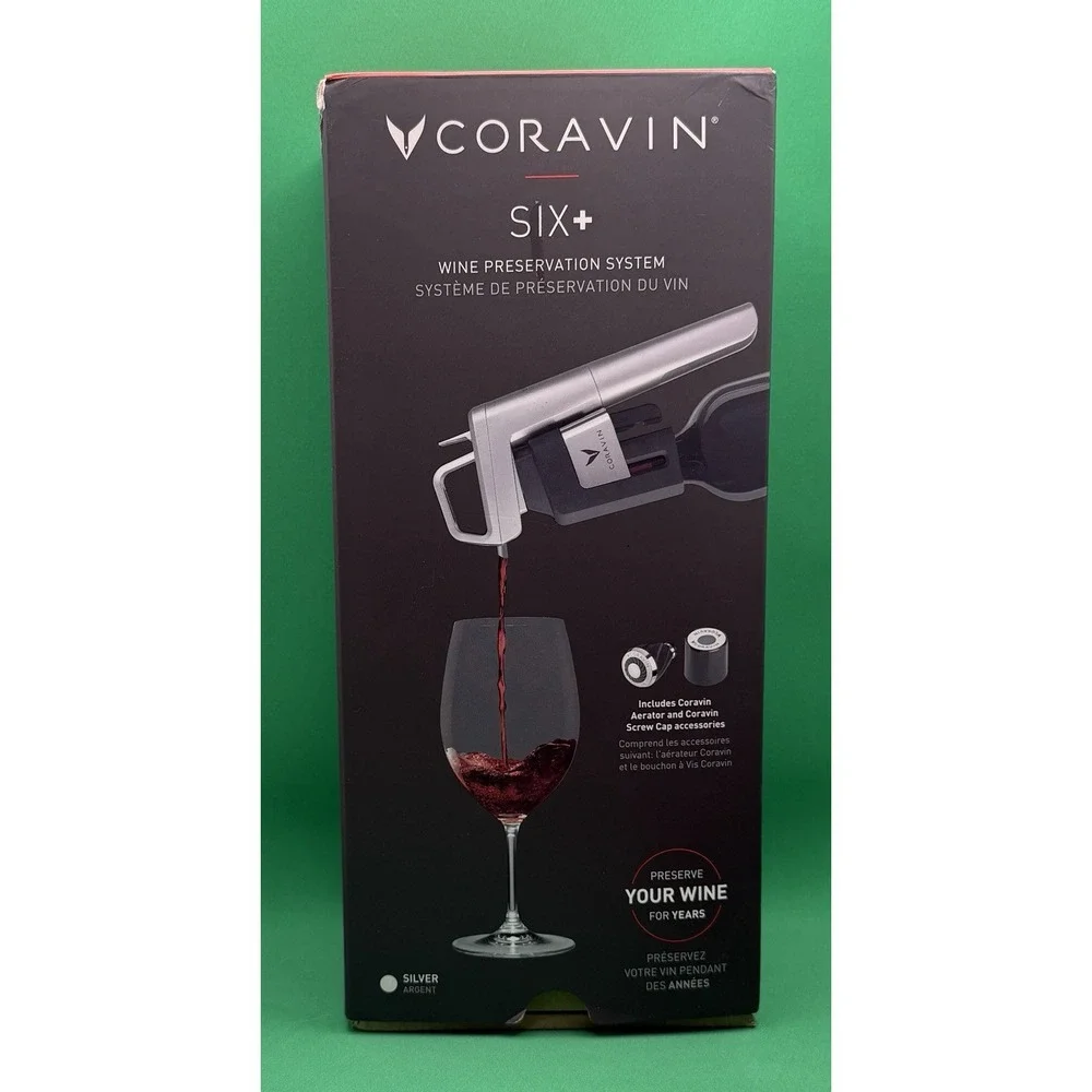 Coravin Timeless Model 6+ Wine Preservation System In Silver